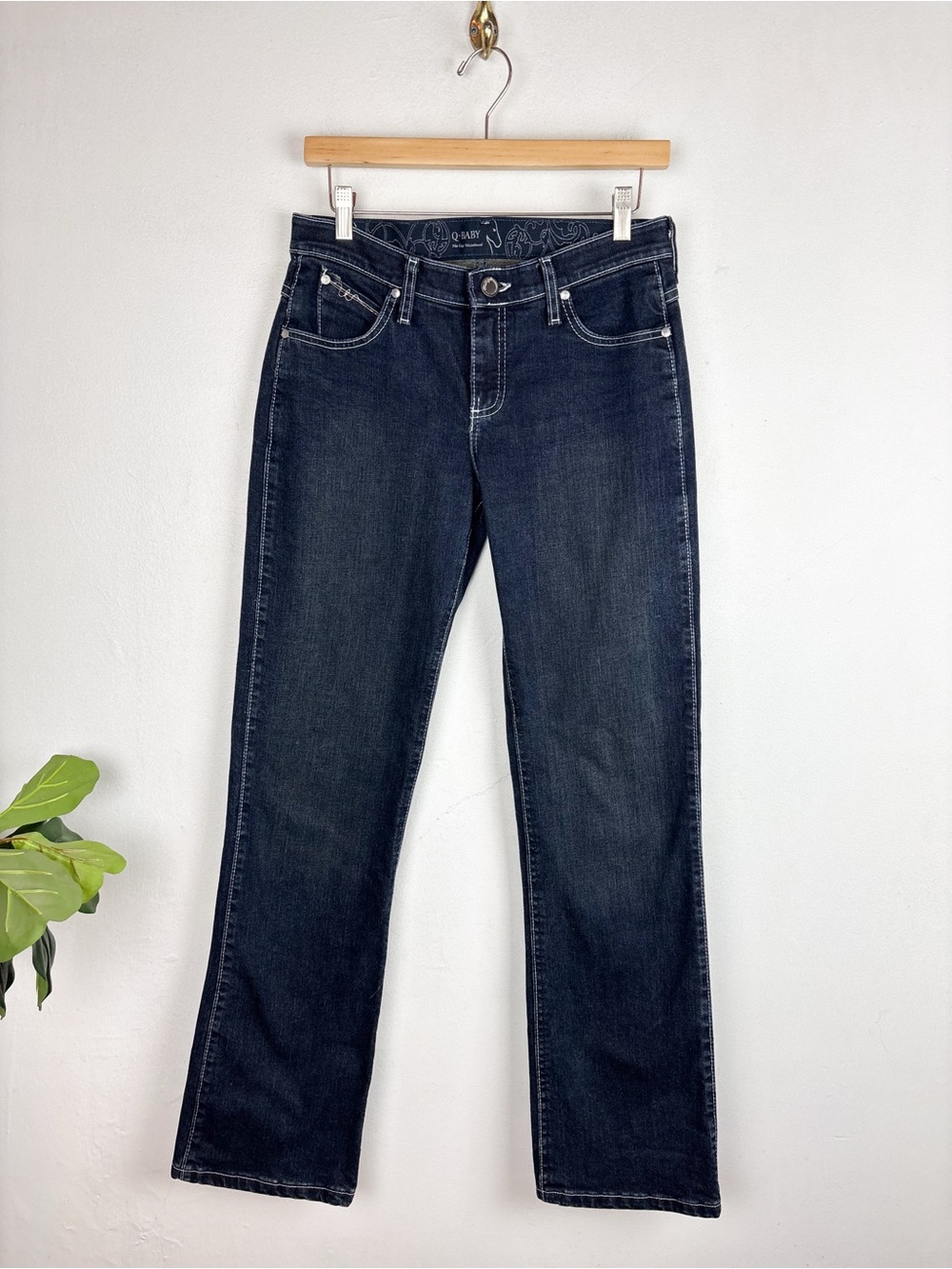 Wrangler Women’s Q-Baby No Gap Riding Jeans Sz 4